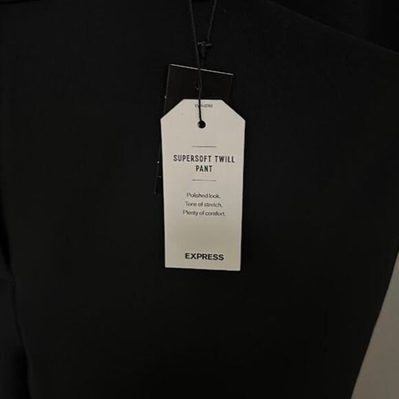 Express Supersoft Twill Skinny High Rise Pants Black Size 12 Short - Picture 4 of 6